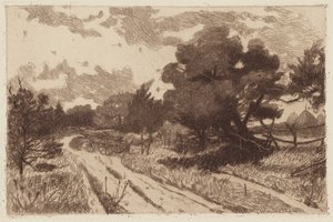Eine Straße auf Long Island