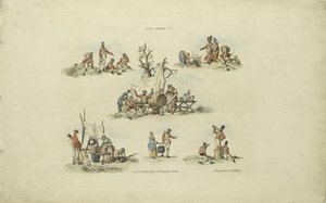 Lagerszenen, 1803 von William Henry after Pyne