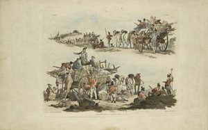 Lagerszenen, 1803 von William Henry after Pyne