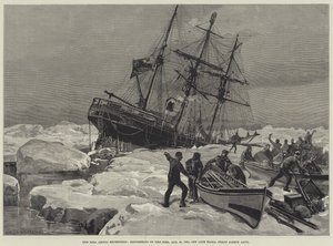 Die Eira-Arktis-Expedition, Untergang der Eira, 21. August 1881, vor Kap Flora, Franz-Joseph-Land