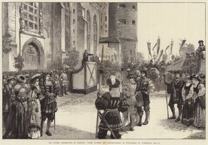 Die Lutherfeier in Deutschland, Szene vor der Schlosskirche in Wittenberg, am Mittwoch, 31. Oktober