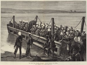 Der Zulukrieg, Colonel Pearsons Kolonne überquert den Tugela von William Heysham Overend