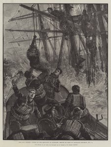 Die letzten Stürme, Wrack der Benvenue in Sandgate, Rettung der Besatzung durch das Sandgate-Rettungsboot, 11. November