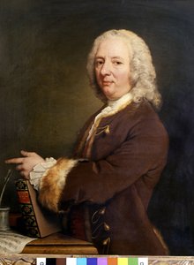 Porträt von Francesco Saverio Geminiani, italienischer Musiker von William Hoare