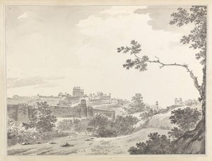 Ansicht von Futtipoor Sicri [Fatehpur Sikri] von William Hodges