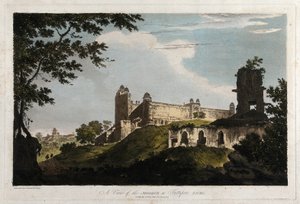 Ansicht der Moschee in Futtipoor Sicri von William Hodges