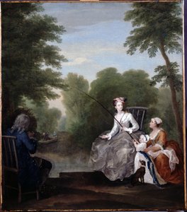 Eine Angelpartie von William Hogarth