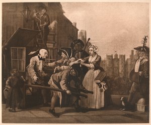 Ein Wüstling Fortschritt - 4: Die Verhaftung, 1733