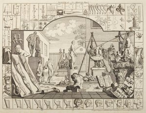 Analyse der Schönheit, Tafel 1 von William Hogarth