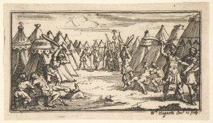 Beinbruch John Beaver, Römische Militärstrafen, 1725, nach 1725 von William Hogarth