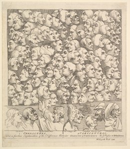 Charaktere und Karikaturen von William Hogarth