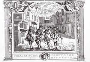 Komödie mit dem falschen Doktor zum Nutzen des Autors der Farce von William Hogarth