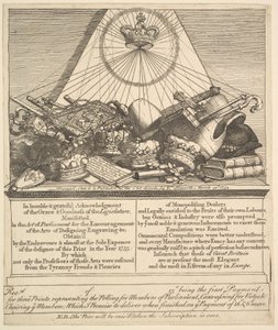 Kronen, Mitren, Zepter usw. von William Hogarth