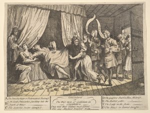 Cunicularii oder die Weisen von Godlimon in Beratung, Dezember 1726 von William Hogarth