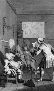 Frontispiz zu Tristram Shandy von William Hogarth