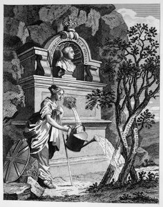Frontispiz zum Künstlerkatalog von William Hogarth