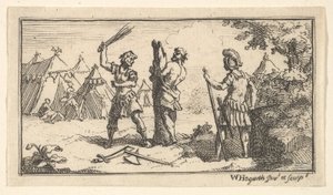Fustigatio John Beaver, Römische Militärstrafen, nach 1725