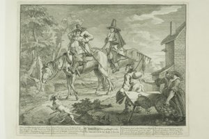 Hudibras Sallying Forth, Platte zwei aus Hudibras