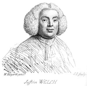 Justice Welch - Porträt von William Hogarth