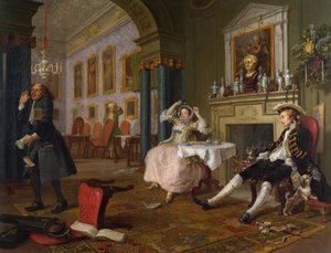 Heirat à la Mode: II - Das Tête-à-Tête, ca. 1743