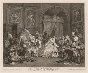Marriage à la Mode: Die Toilettenszene, 1745