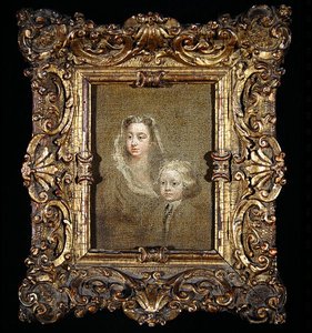 Mary Edwards Hamilton und ihr Sohn, Gerard Anne