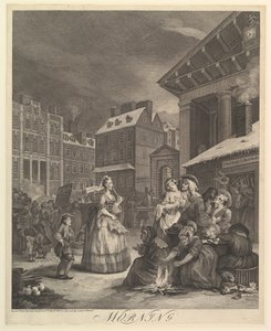 Morgen: Die vier Tageszeiten, 25. März 1738 von William Hogarth