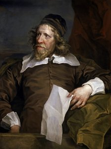 Porträt von Inigo Jones (1573-1652), Szenograf und Architekt, er führte die Renaissance-Architektur am britischen Königshof ein, nach Aufenthalten in Frankreich und Italien