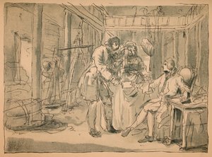 Abgelehnter Entwurf für Industrie und Müßiggang, 1747