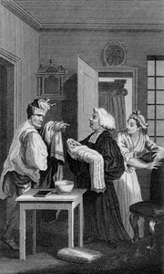 Zweites Frontispiz zu Tristram Shandy