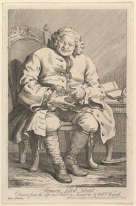 Simon Lord Lovat, 1746 von William Hogarth