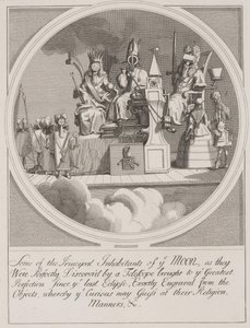 Einige der Hauptbewohner des Mondes: Königshaus, Episkopat und Gesetz von William Hogarth