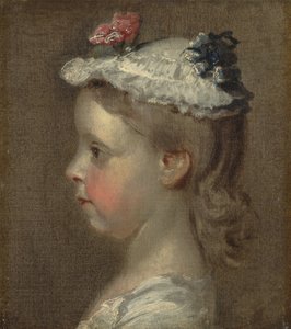 Studie eines Mädchens, um 1740-50