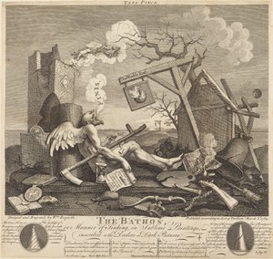 Schlussstück oder Der Bathos von William Hogarth