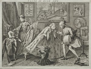 Geschmack im hohen Leben von William Hogarth
