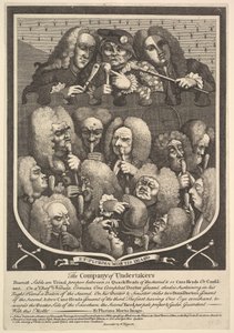 Die Gesellschaft der Bestatter, nach 1736