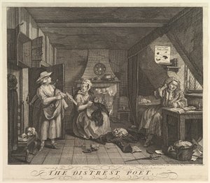 Der bedrängte Dichter (15. Dezember 1740)