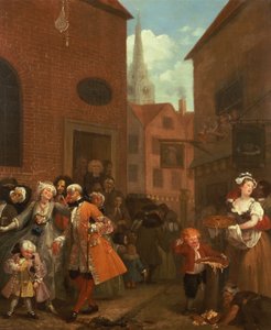 Die vier Tageszeiten: Mittag, 1736 von William Hogarth