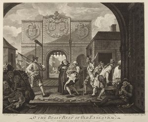 Das Tor von Calais oder Der Roastbeef von Alt-England von William Hogarth