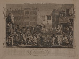 Der fleißige Lehrling, Lord Mayor von London von William Hogarth