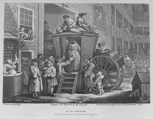 Die Postkutsche oder Landgasthof, 1747