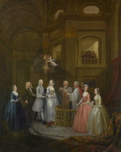 Die Hochzeit von Stephen Beckingham und Mary Cox von William Hogarth