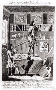 Der komplizierte Richardson, 1724 von William Hogarth