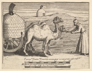 Zwei Dromedare Aubry de La Mottrayes Reisen durch Europa, Asien und in Teile ..., 1723-24 von William Hogarth