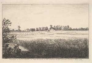 Ansicht von Ranbys Haus, 1. Mai 1781