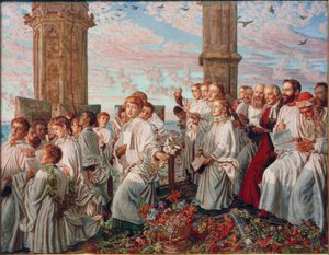 Maitag auf dem Magdalenenturm von William Holman Hunt