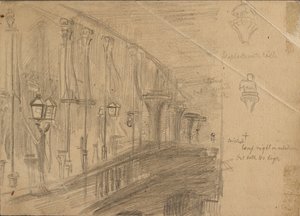 Studie der London Bridge, 1863