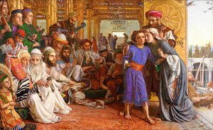 Das Finden des Erlösers im Tempel von William Holman Hunt