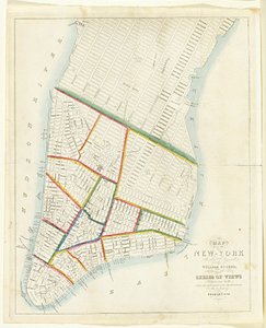 Karte der Stadt New York [bis zur East 53rd Street], 1885
