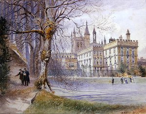 New College von den College-Gärten von William Hull